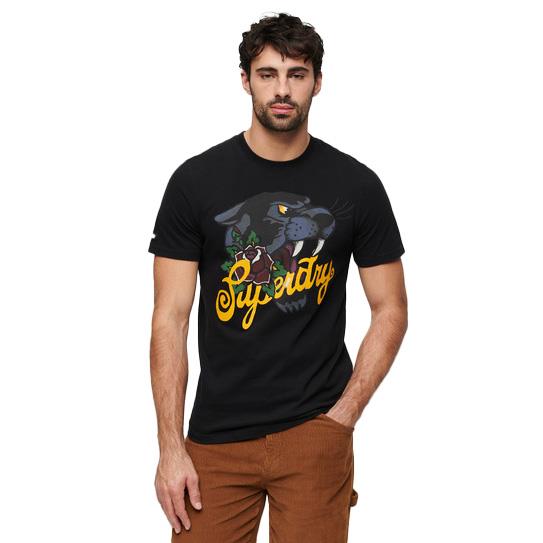 Superdry Tattoo Script T Shirt